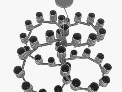 Italamp Artu chandelier 3D model