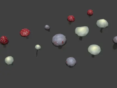 Trees and Bushes Pack Optimized Low-Poly Nature Assets Low-poly 3D model