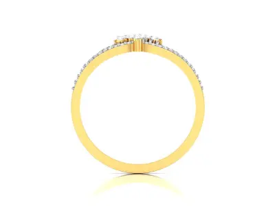 Diamond Ring For Women 3d Print Model 3D print model 3