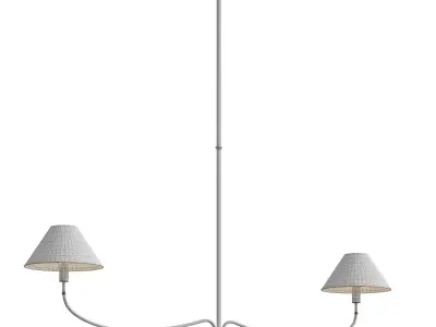 Griffin Grande Linear Chandelier 3D model