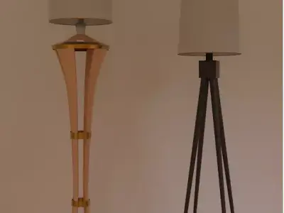 Floor lamps 3D model