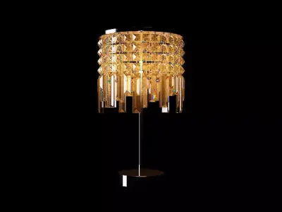  table lamp crystal  glass 3D model