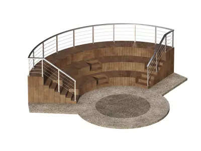 Summer Theater 3D model