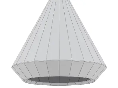 Messing hanglamp BL25 3D model