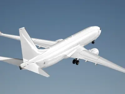  Boeing 737-800BCF Generic White 