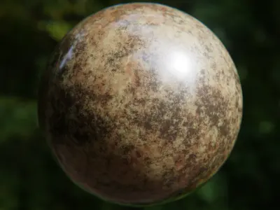 Photoreal Procedural Brown Granite Texture Texture