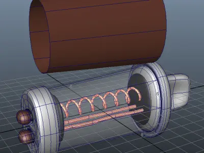 Fuse Light sci-fi Free 3D model