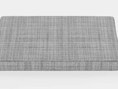 Large Box Cushion - Realistic Fabric Mattress and Bench Pad 3D model