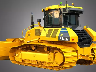 D71 PXi Crawler Dozer 3D model