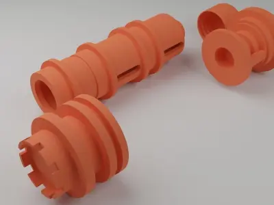 Dune Hunter Seeker syringe for 3D printing 3D print model