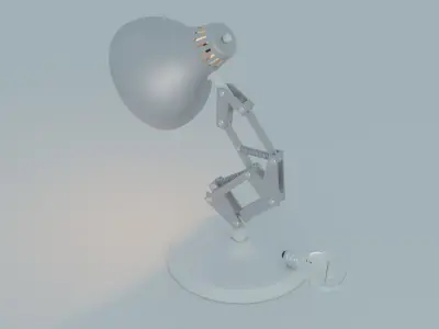 desk lamp 3D model