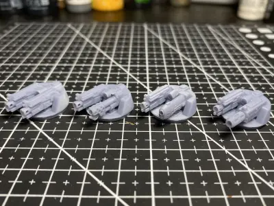 Heresy Transport Weapon Turrets 3D print model