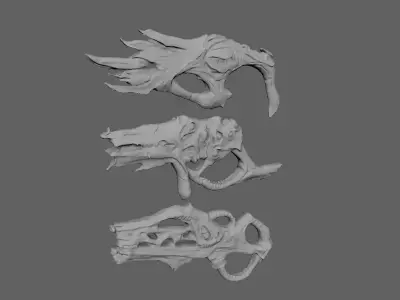 Sci-Fi Guns 3D model