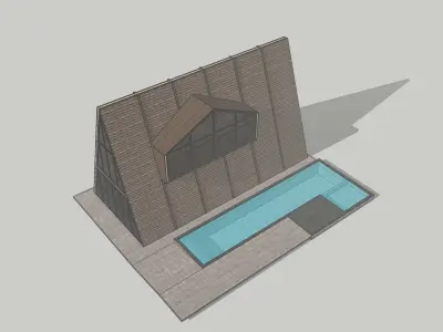 Cabin house 3D model