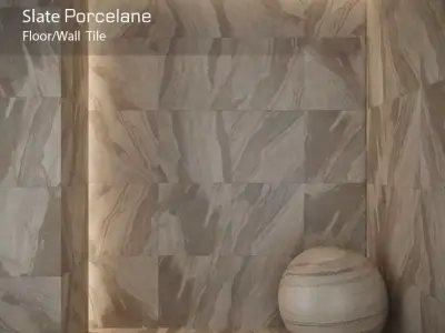 Slate Gold Floor Tile Texture