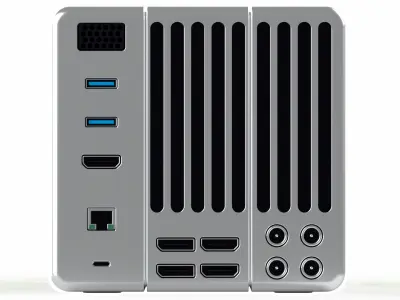 Futuristic Sci-fi Cyberpunk Mini Computer 3D model