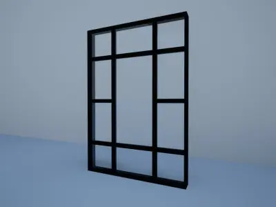 Window Low-poly 3D model 5