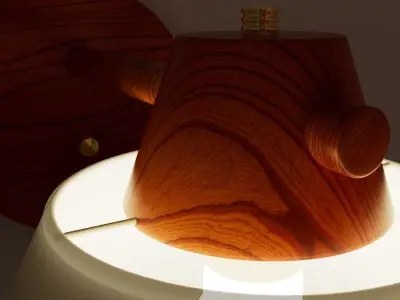 Wall Light 01 3D model