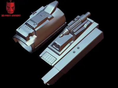 Boba Fett Mandalorian Gauntlets v2 3D model