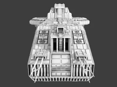 Starship Endevour 3D model