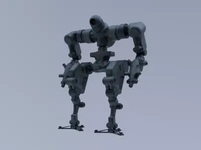 Mecha - Prototype 003 Low-poly 3D model