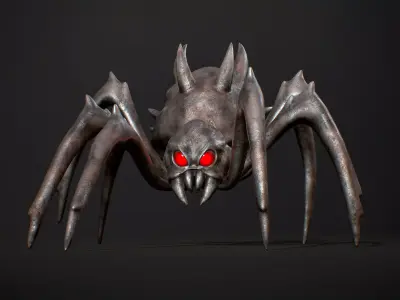 Spider H3 - Game Ready Low-poly 3D model
