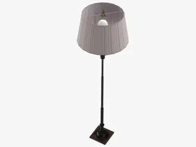 Floor Lamp Low-poly 3D model 13