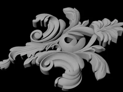dekor ornament 3D model 28