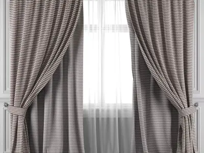 Curtain Set 452 3D model
