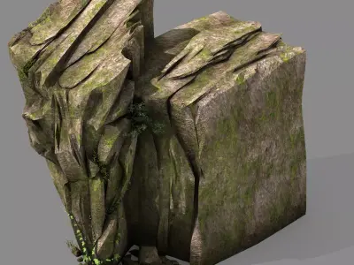 Explore the mountains - Mountain Rock 012 3D model