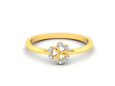 Diamond Ring For Women 3d Print Model 3D print model 56