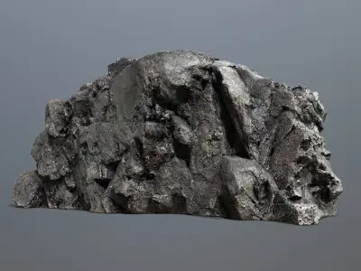 Mountain Low-poly 3D model get