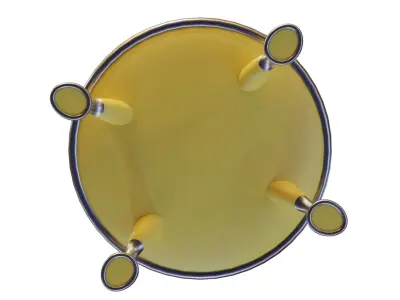 Flying saucer Low-poly 3D model purchase