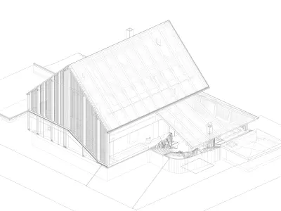 Modern House -  Wine Cellar 3D model