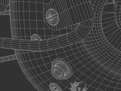 Pittsburgh Steelers official game helmet 3D model