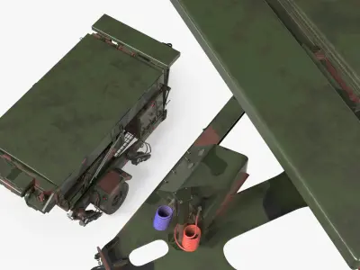  AN-TPS-80 Mobile Ground Air Radar System Rigged 