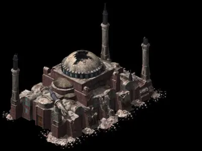 War-city-scars 08 3D model