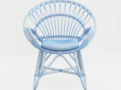 Rattan Chair 3D model
