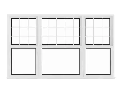 White Window 06 3D model