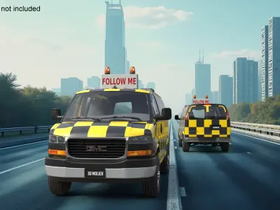  GMC Savana Follow Me Airport Vehicle 