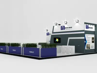 MTM Size 11 m x 10 m  Height 400 cm 3D model