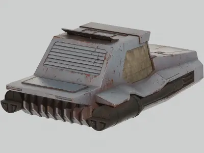Ferrix Riot Speeder - Star Wars Andor 3D model