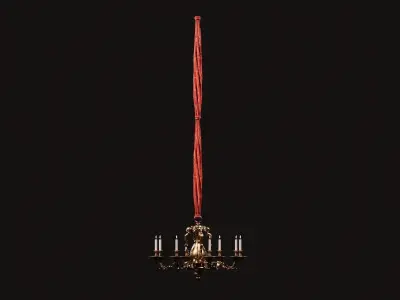 Neoclassical Chandelier 3D model