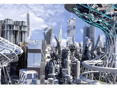 Future Sci Fi City 3D model purchase