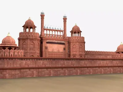 RED FORT 3D model