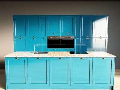 98-Kitchen2 glossy 9 3D model