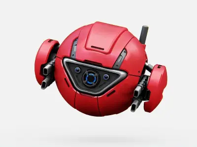 BALL DROID SC-200   RIGGED 3D model