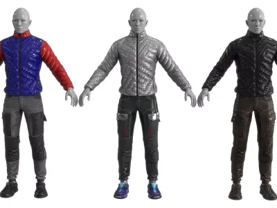 Fashion Collection Clothes 3D Model Pack