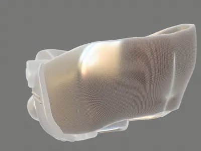 helmet high poly sculpt 3d printable  3D model 65