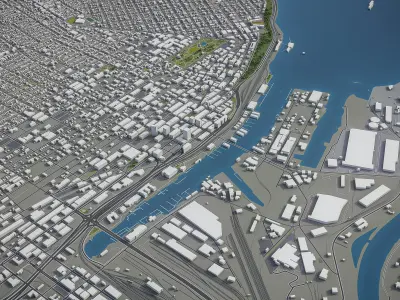 Tacoma  Low-poly 3D model